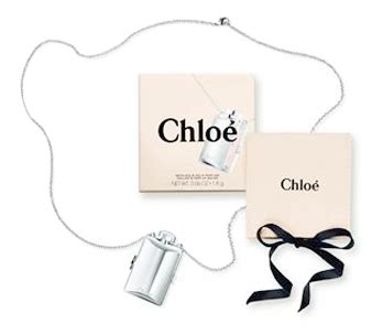 chloe necklace solid perfume